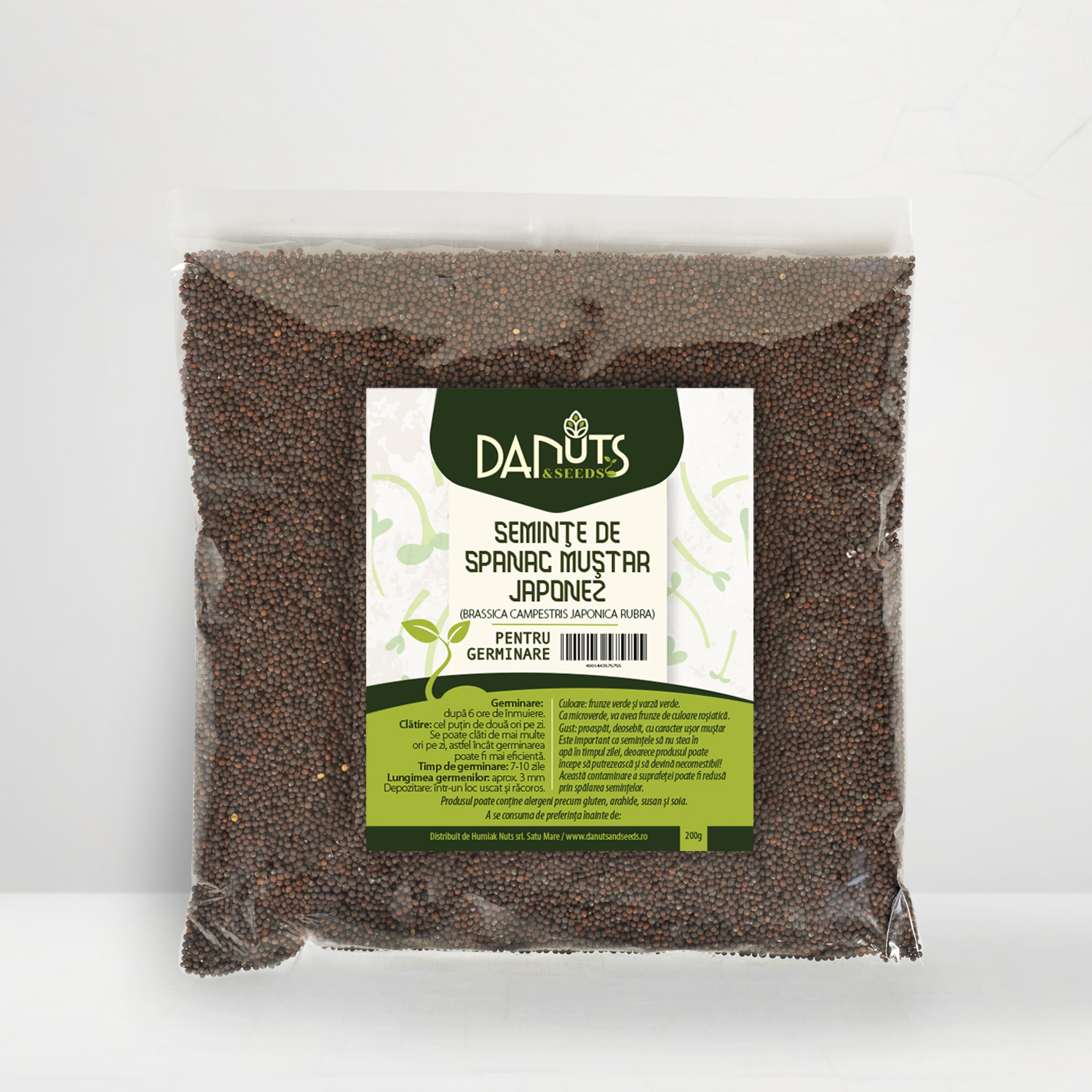 Seminte de spanac mustar japonez